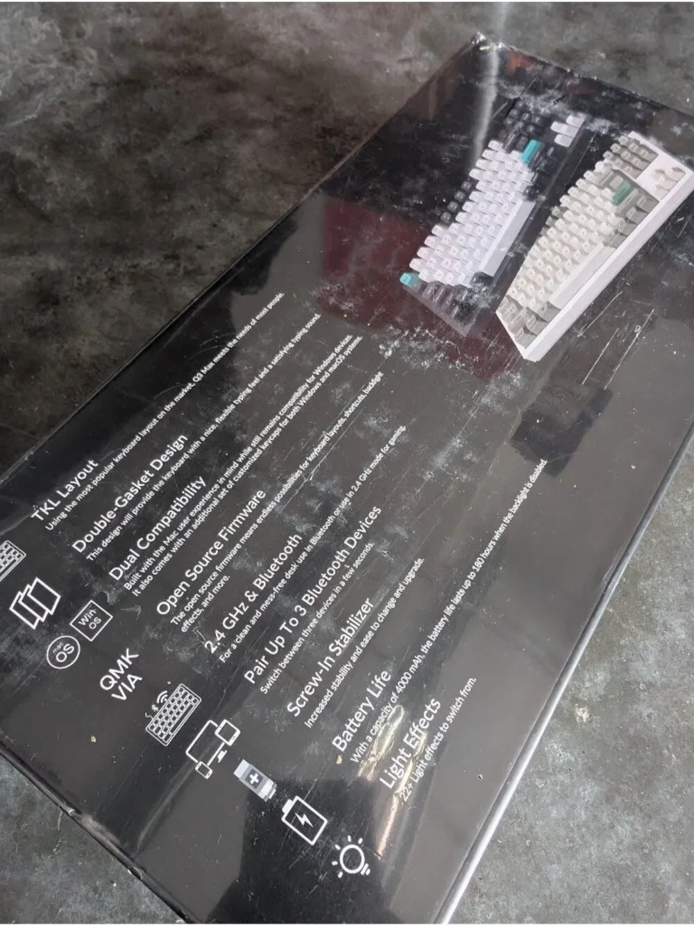 Keychron Q3 Max QMK/VIA Wireless Custom Mechanical Keyboard NEW